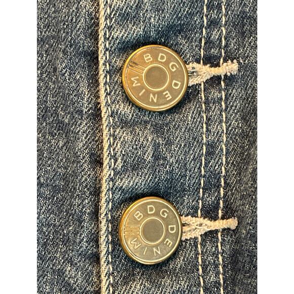 BDG Super High Rise Foxy Button Fly Cuffed Denim Jean Short Shorts 26w - Picture 5 of 13